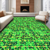 Elegant Vibrant Clover Aesthetic(Green)