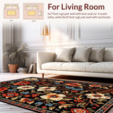 Elegant Black Floral Elegance(Black)