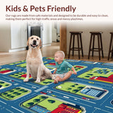 Whimsical Urban Exploration Mat(Blue)