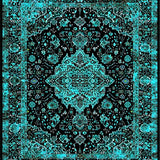Luxurious Geometric Blue Tones(Blue)