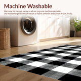 Elegant Farmhouse Striped Visual Appeal(Black)