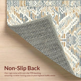 Elegant Beige Grey Interwoven Geometric Animal Inspired Floor(Beige)