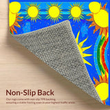 Charming Pastel Sunray Motif(Yellow)
