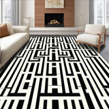 Chic Abstract Tiled Aesthetic Appeal(Black)