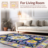 Chic Earthy Floral Composition(Blue)