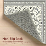 Elegant Geometric Cream and Black(Black)