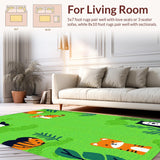Animated Safari Inspired Decor(Green)
