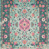 Cozy Watercolor Floral Print(Blue)