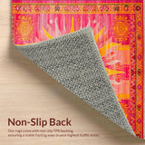 Vibrant Abstract Sunburst Aesthetic(Pink)