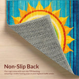 Bold Tropical Color Block Style(Blue)