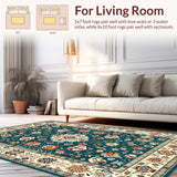 Artistic Teal and Orange Motif(Blue)