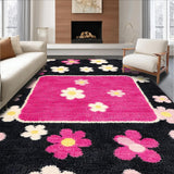 Elegant Monochrome Floral Display(Black)