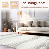 Chic Light Grey Abstract Swirls(Gray)