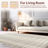 Cozy Textured Symmetrical(Beige)