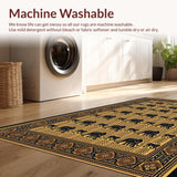 Elegant Earthy Elephant Silhouette(Beige)