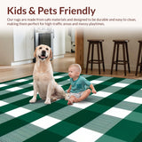 Fresh Green and White Grids(Green)