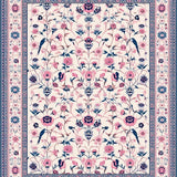 Charming Floral Birdscape Aesthetic(Ivory)
