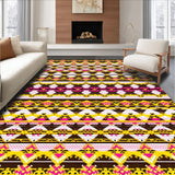 Ultra Soft Area Rug, Non Slip, Stain Resistant, Washable Area Rugs for Living Room, Bedroom, Delightful Cheerful Welcome Style(Brown)
