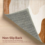 Low Pile Modern Rustic Area Featuring Beige Abstract(Beige)