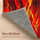 Dynamic Volcano Inspired Artwork(Red)