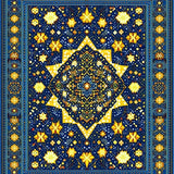 Classic Blue Trellis Inspiration(Blue)