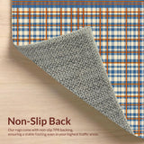 Eclectic Cozy Striped Composition(Blue)