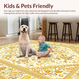 Cozy Warm Neutral Medallion Style(Beige)