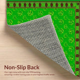 Charming Whimsical Clover Motif(Green)