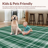 Contemporary Earth Tone Checkered(Green)