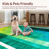 Contemporary Colorful Symmetrical Design(Green)