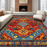 Rustic Earthy Braided Accent(Red)
