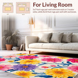 Lively Abstract Botanical Display(White)