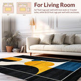 Dynamic Monochrome Geometric Motif(Black)