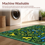 Artful Butterfly Botanical Arrangement(Green)