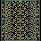 Vibrant Botanical Ogee Style(Black)