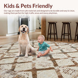 Elegant Abstract Tiled Arrangement(Beige)