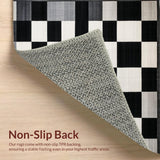 Elegant Textured Lattice Arrangement(Black)