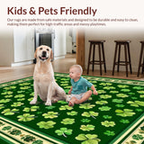 Rustic Clover Patterned Accent(Green)