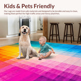 Chic Multicolored Fluid Motif(Yellow)