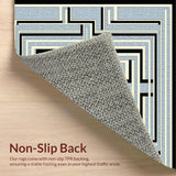 Luxurious Black and Ivory Trellis Style(Beige)