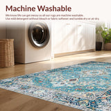 Blue Floral Tapestry(Blue)