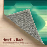 Stylish Gradient Curvilinear Shapes(Green)