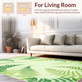 Sage Green Elegant Shag Design(Green)
