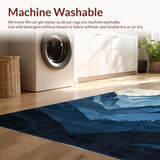 Contemporary Geometric Mountain Vibes(Blue)