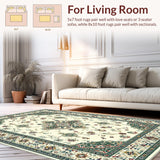 Rustic Green Trellis Design(Ivory)