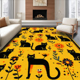 Contemporary Cat Flower Arrangement(Yellow)