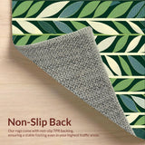 Contemporary Abstract Leaf Motif(Green)