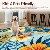 Artistic Floral Watercolor Effect(Blue)