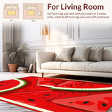 Eclectic Fun Fruit Illustration(Red)