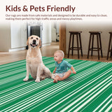 Sleek Modernist Striped Appeal(Green)
